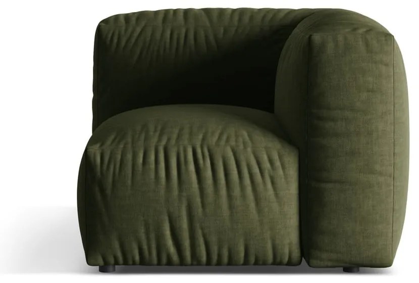 Modul pentru canapea modulară verde (cu colț variabil) Martina – Micadoni Home