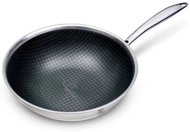 Tigaie inox wok antiaderenta 28 cm Eternal Collection Berlinger Haus BH 7434