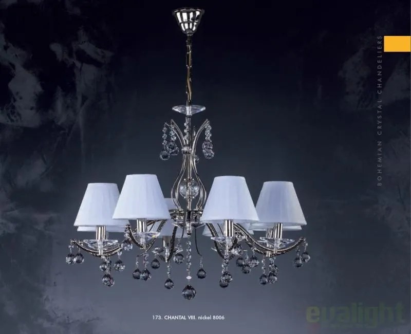 Candelabru Cristal Bohemia Exclusive 8 brate, diam. 75cm Chantal VIII. CE