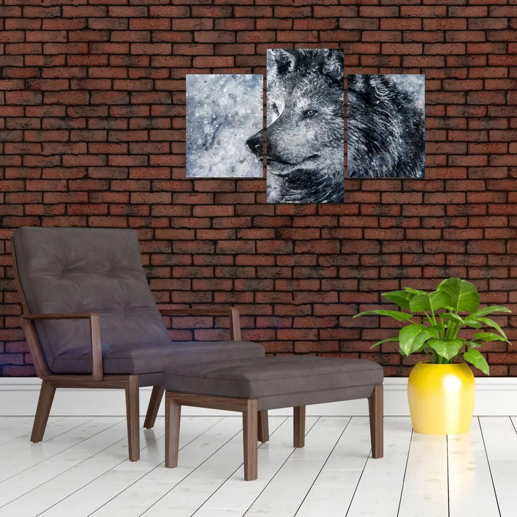 Tablou - Lupul din desene animate (90x60 cm)