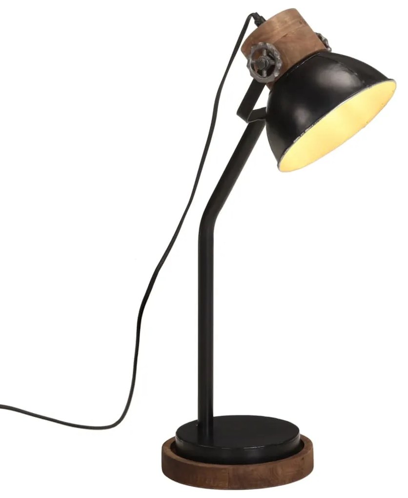 vidaXL Lampă de birou 25 W, negru, 18x18x60 cm, E27