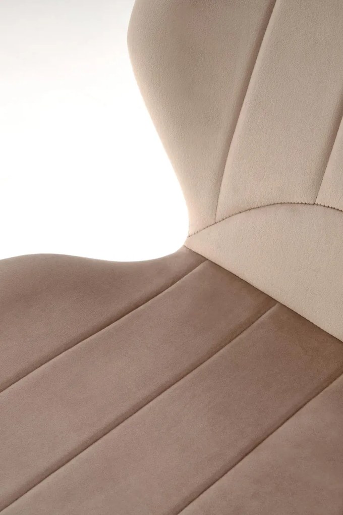 Scaun K538 velvet bej H85 cm