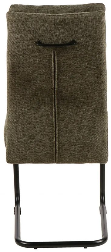 Scaun tapitat Berry Brego 77 olive
