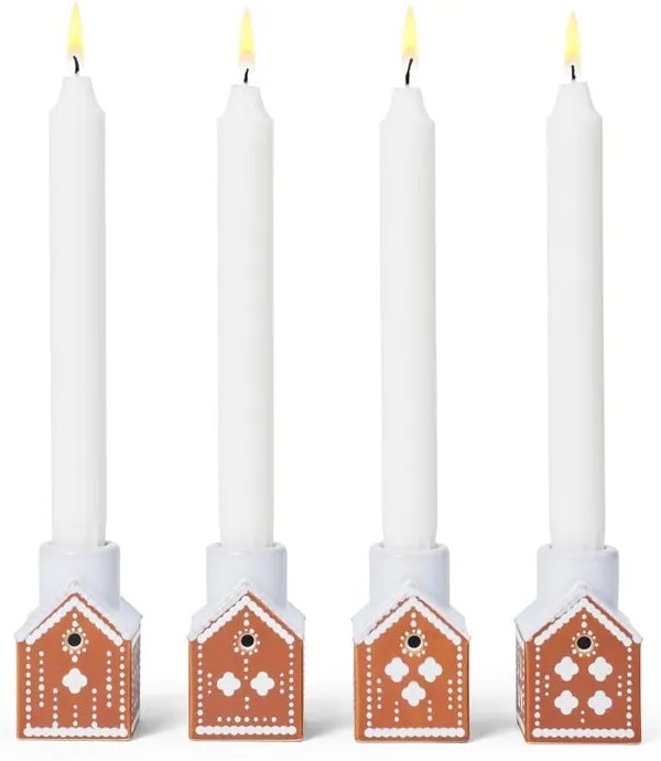 Sfeșnic pentru advent din ceramică Gingerbread – Kähler Design