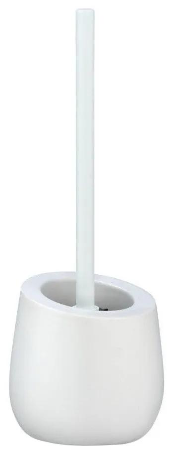 Perie WC cu suport BADI, Alb, 38x13,5 cm, WENKO