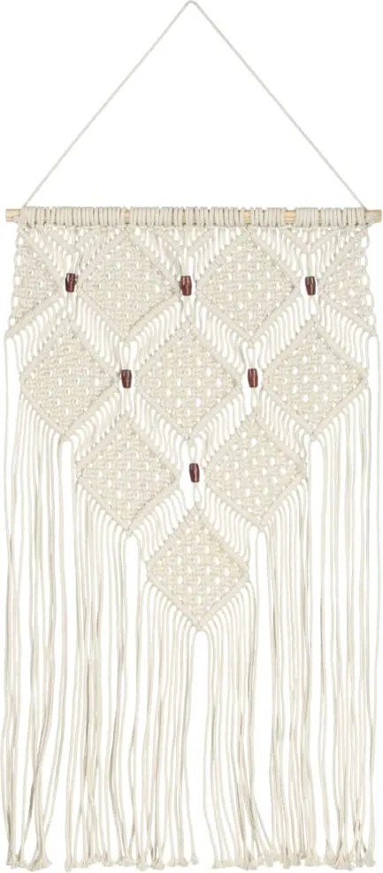vidaXL Cuier de perete din macrame, 40x80, bumbac