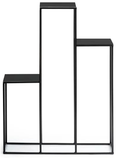 Suport de flori 80x60 cm negru