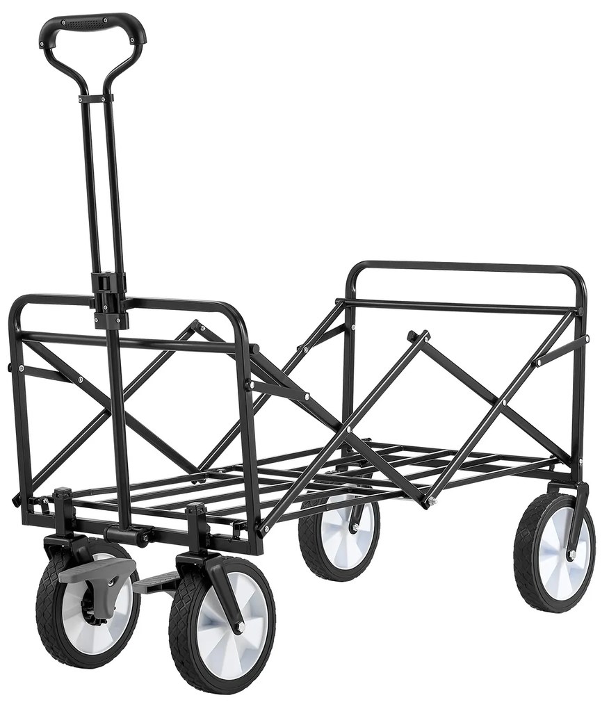 Cărucior de mână gri deschis