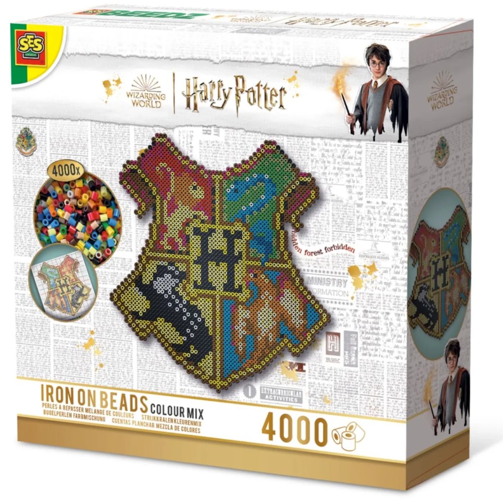 Harry Potter - Set margele de calcat Beedz - Stema Hogwarts