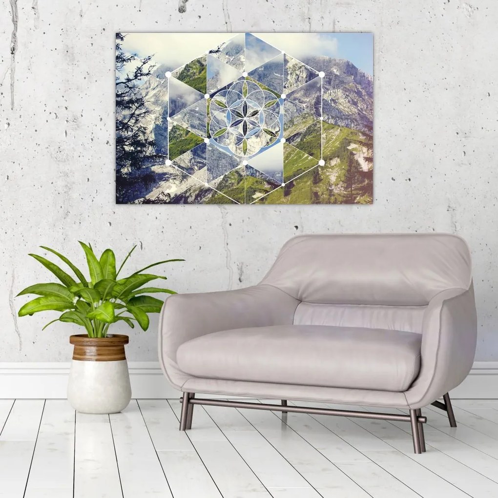 Tablou - Model geometric (90x60 cm)