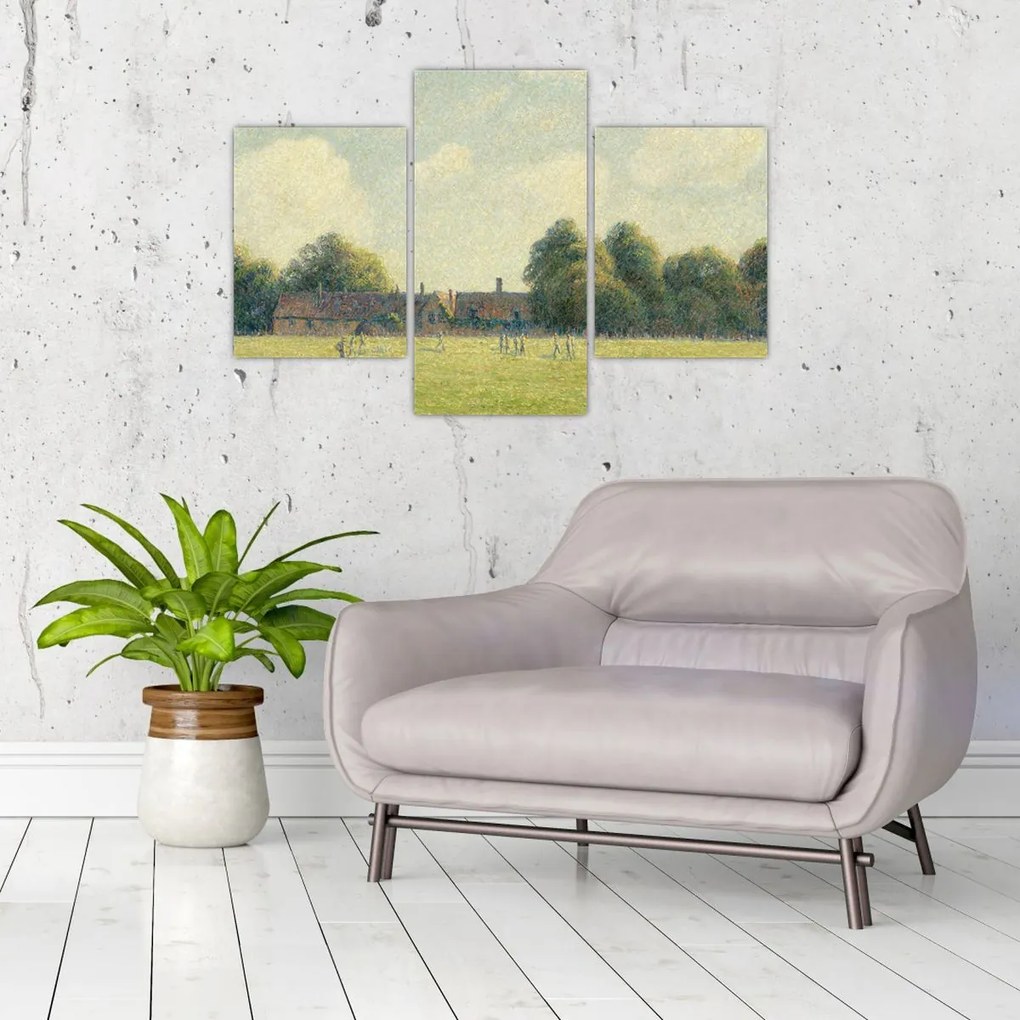 Tablou - Camille Pissarro, Hampton Court Green, reproducere (90x60 cm)