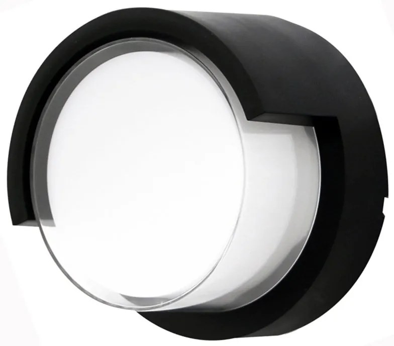 Aplica LED CCT pentru exterior IP65 CREEK diametru 17cm, negru MA-8854