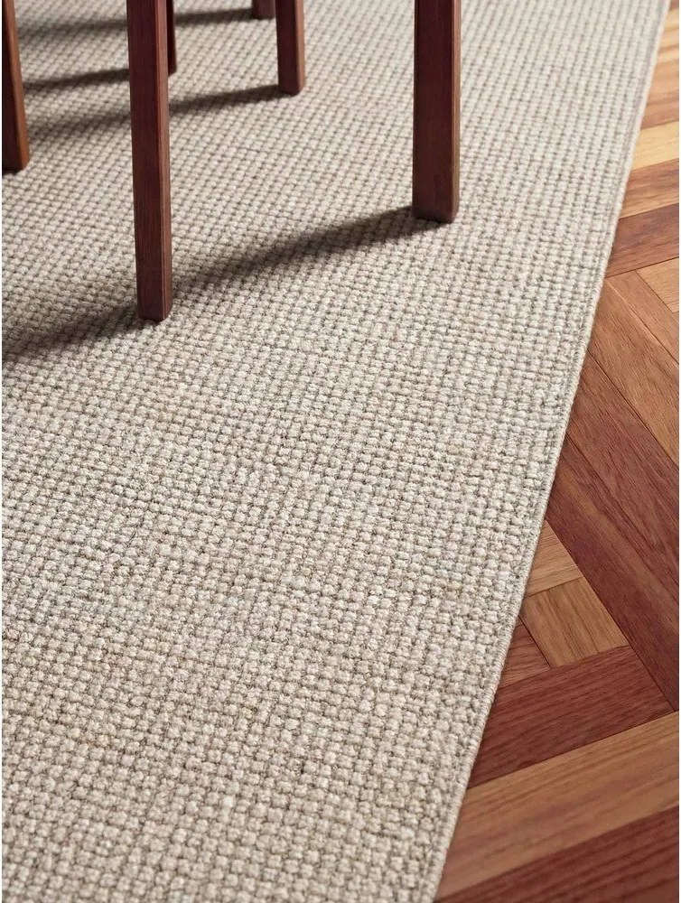 Covor crem țesut manual din lână 120x170 cm Greenwich – Ted Baker