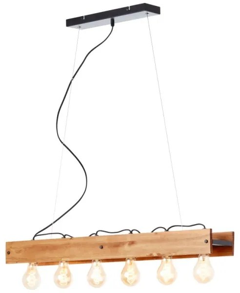 Lustră pe cablu Brilliant CALANDRA 6xE27/42W/230V pin