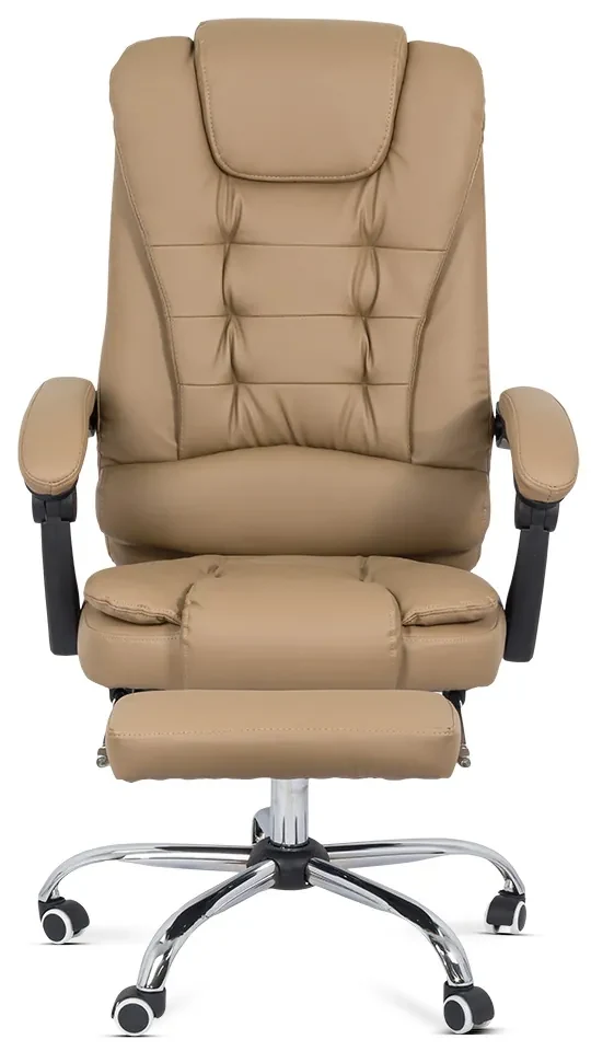 Scaun directorial cu suport de picioareOFF 418 crem