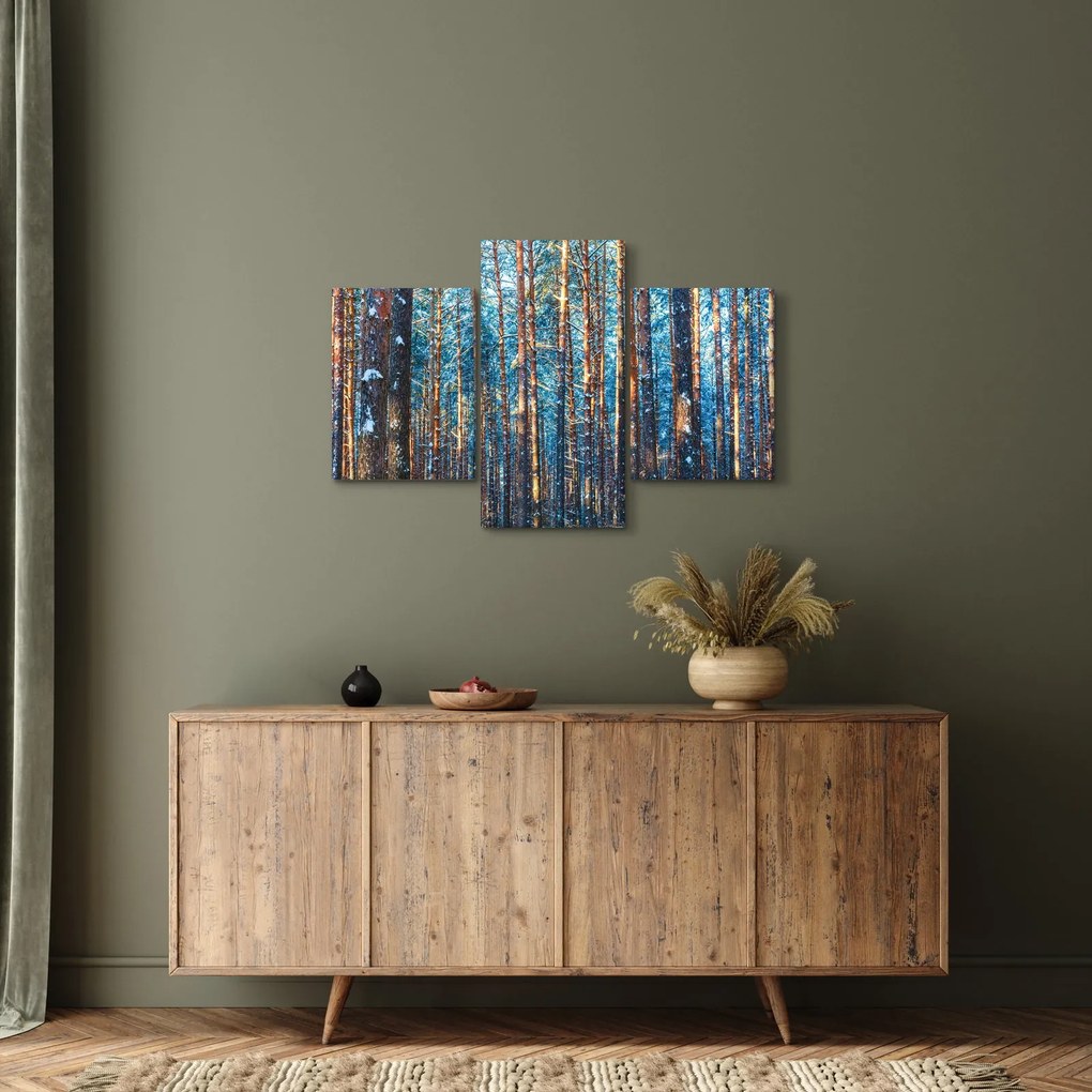 Tablou - Pădurea iarna (90x60 cm)