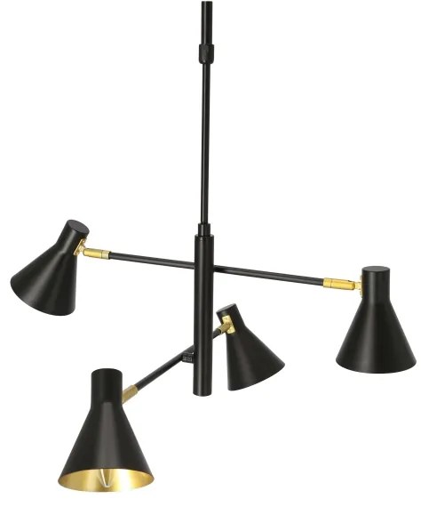 Lustră pe tijă LESS 4xE14/40W/230V