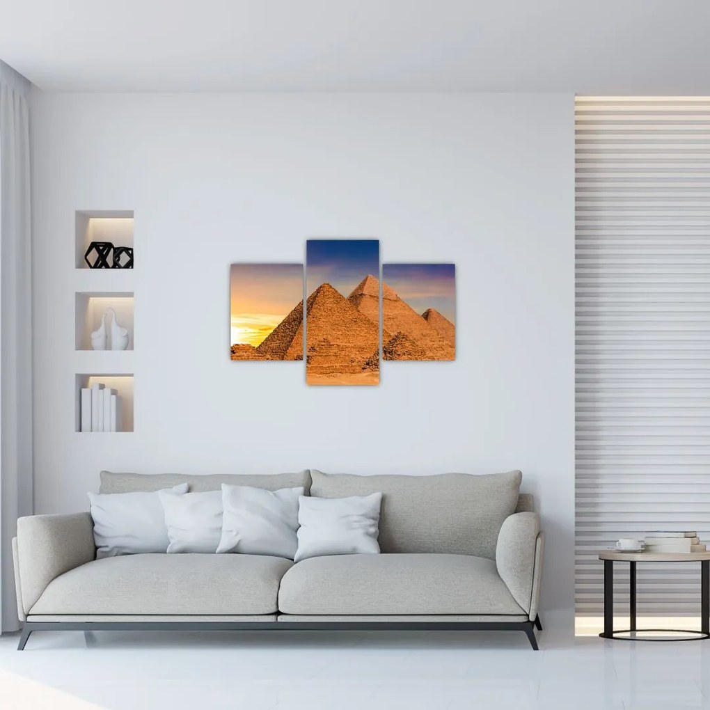 Tablou - Piremidele din Egipt (90x60 cm)