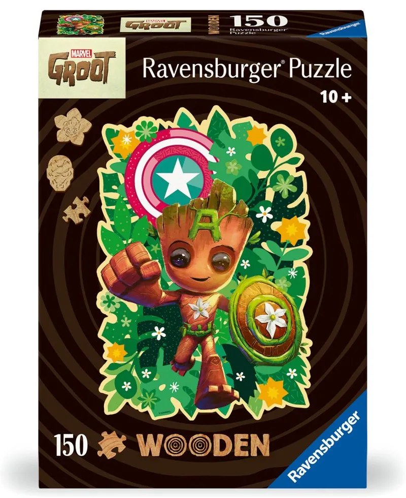 PUZZLE CONTUR DIN LEMN MARVEL GROOT 150 PIESE - RAVENSBURGER (RVSPA01459)