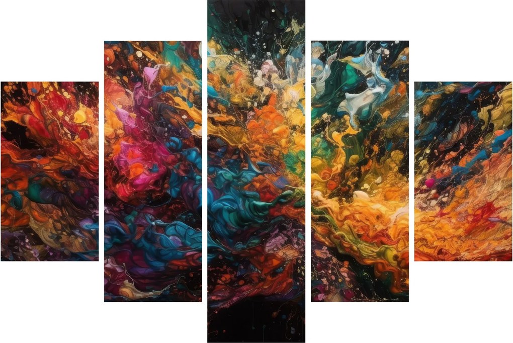 Tablou - Abstracția culorilor II. (150x105 cm)