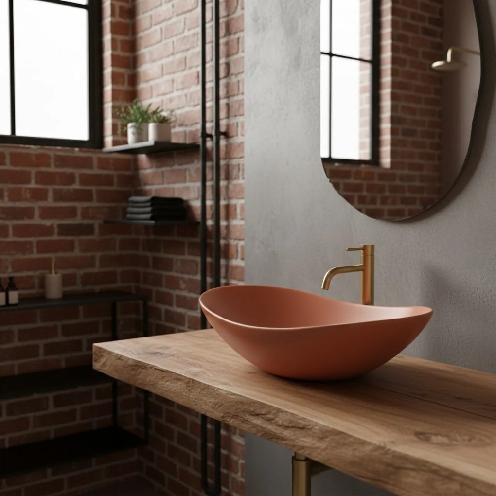 Lavoar pentru blat Rea Royal Cinnamon Matt