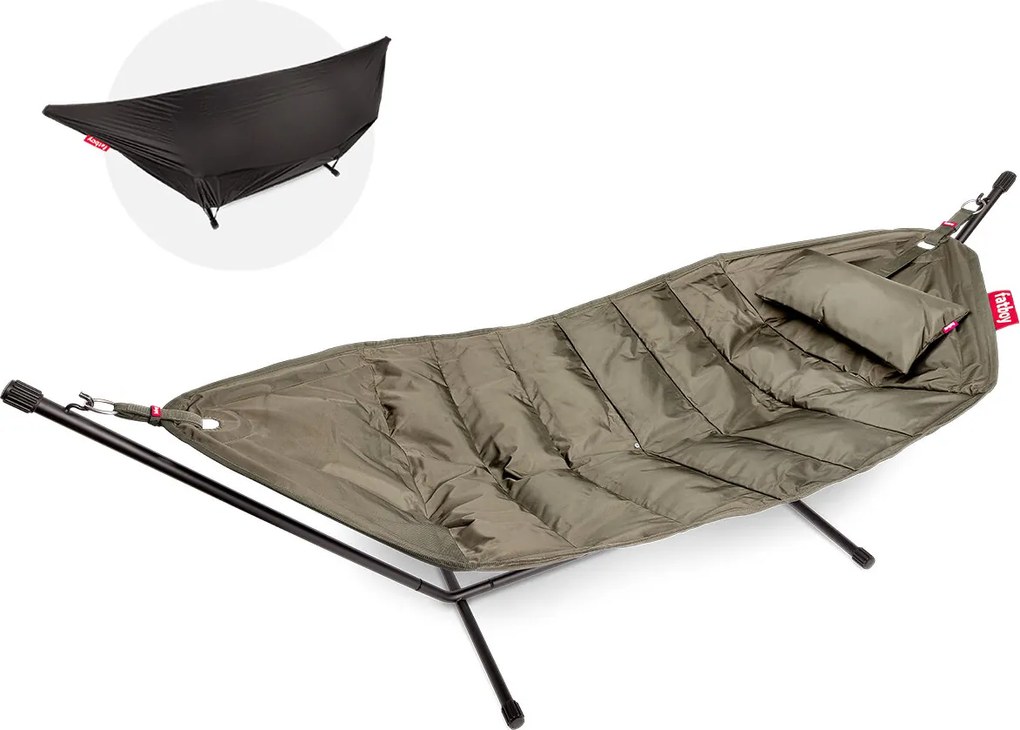 Hamac Headdemock Deluxe, culori multiple - Fatboy Culoare: gri-bej