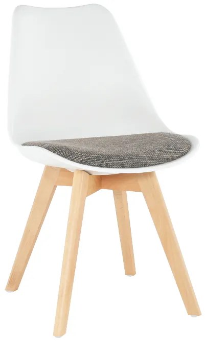 Scaun Culoare Alb / Maro, DAMARA
