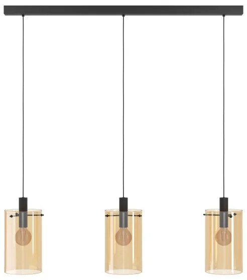 Lustră pe cablu POLVERARA 3xE27/40W/230V Eglo 39539