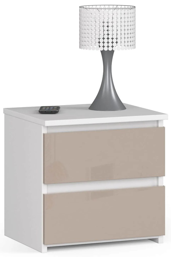 Noptieră Cleania CL2 (cappuccino lucios). 1069903