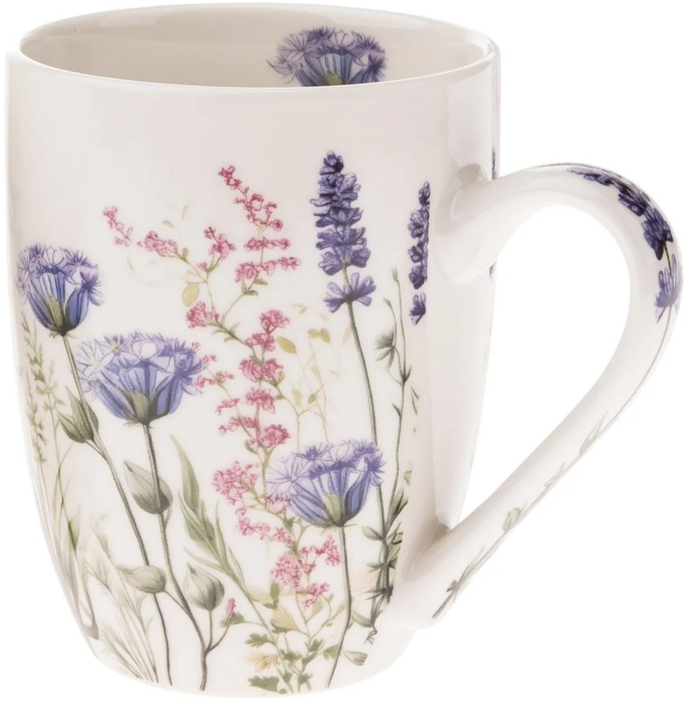 Set cadou cu 2 cani de porțelan „Pajiște de vară”350 ml