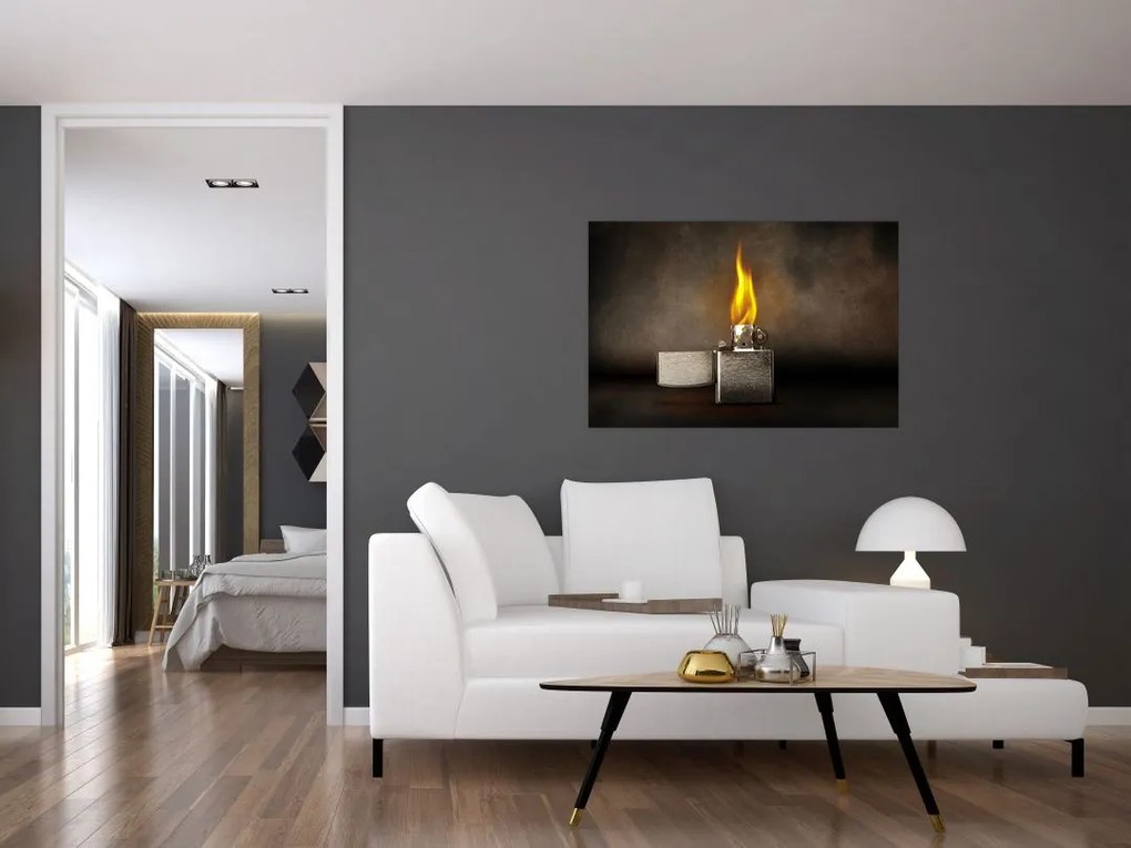 Tablou cu brichetă (90x60 cm)