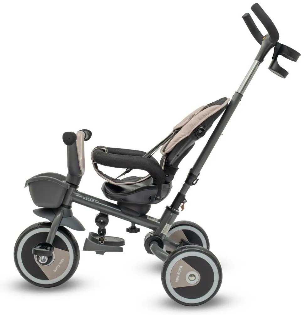 Tricicleta pentru copii Baby Mix 5in1 Relax 365°,bej
