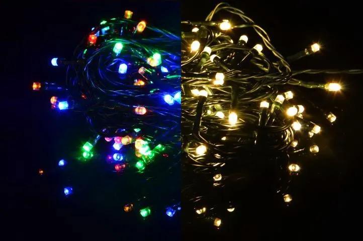 Lanț luminos de Crăciun -19,9 m, 200 LED, 9 funcție intermitentă