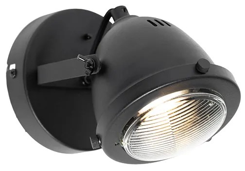 Spotlight industrial negru reglabil - Emado
