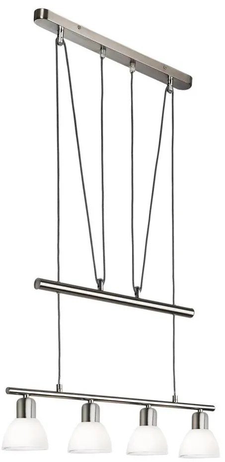 Lustră LED pe cablu MATTES 4xE14/4W/230V 3000K crom lucios