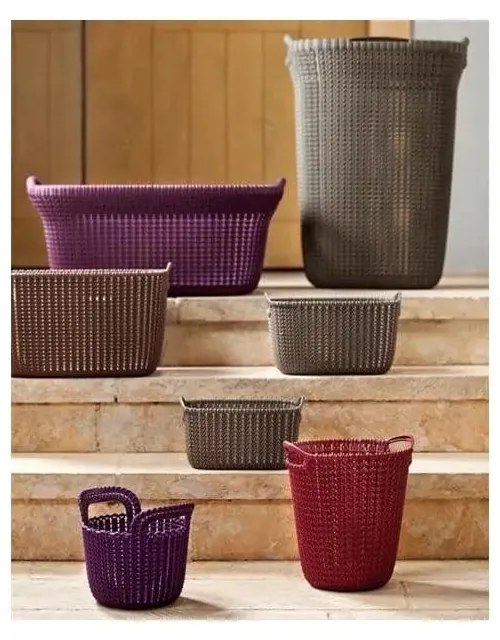 Coș de rufe din plastic 57 l Knit – Curver