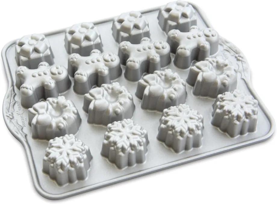 Formă pentru 16 mini prăjituri Nordic Ware Festive, 0,7 l