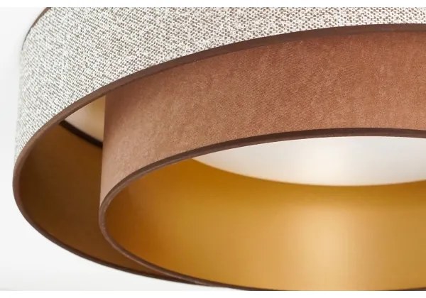 Plafonieră LED dimabilă Brilagi VEGAS SHINE LED/24W/230V d. 60 cm maro + telecomandă