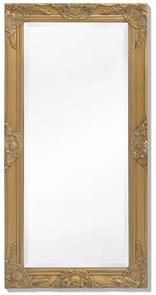 vidaXL Oglindă de perete în stil baroc, 100 x 50 cm, auriu