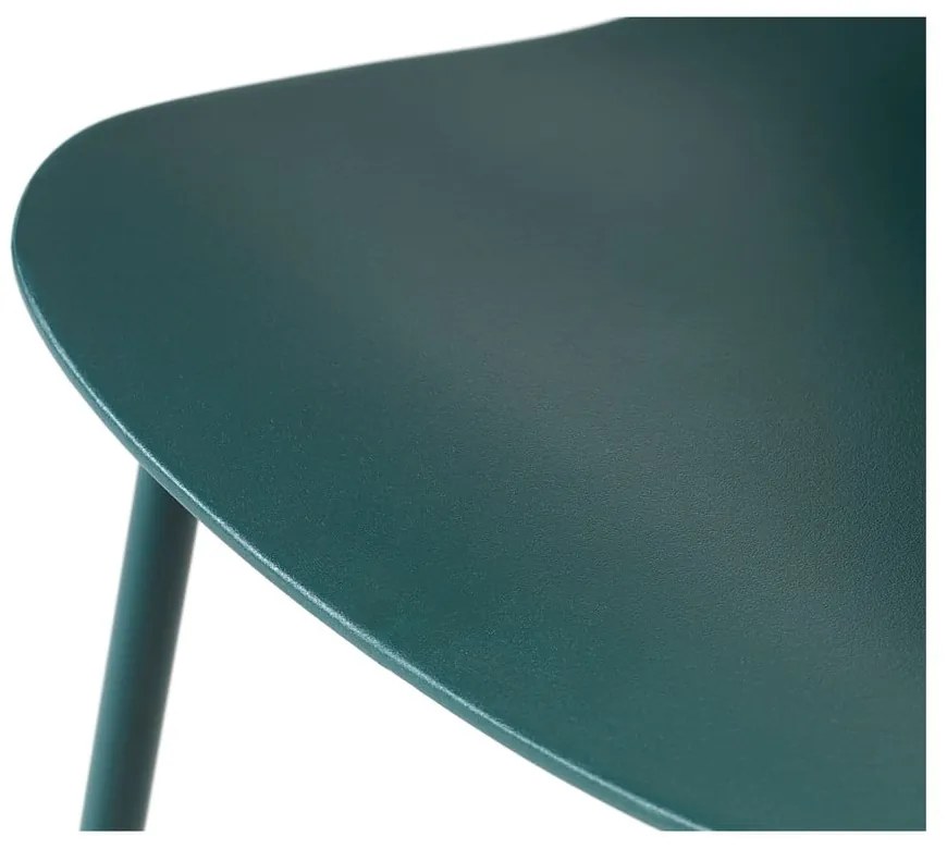 Scaun de dining turcoaz din plastic Whitby – Unique Furniture