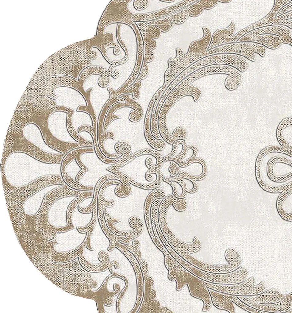 Covor, Eugene V3, 120x180 cm, Bej / Crem / Auriu