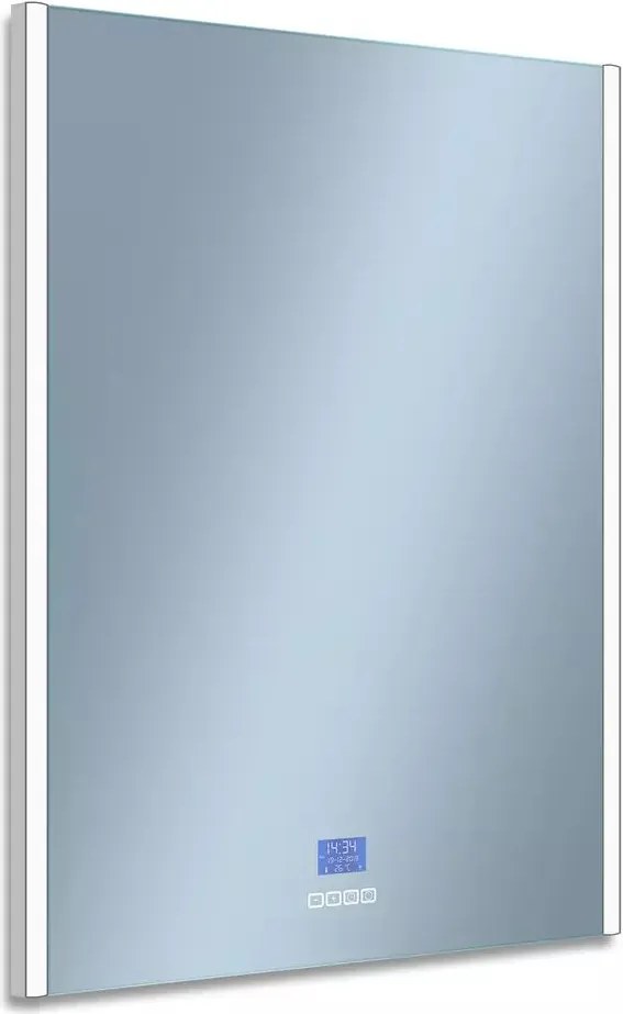 Oglinda cu iluminare Led Venti Timeled argintiu 60 cm x 80 cm