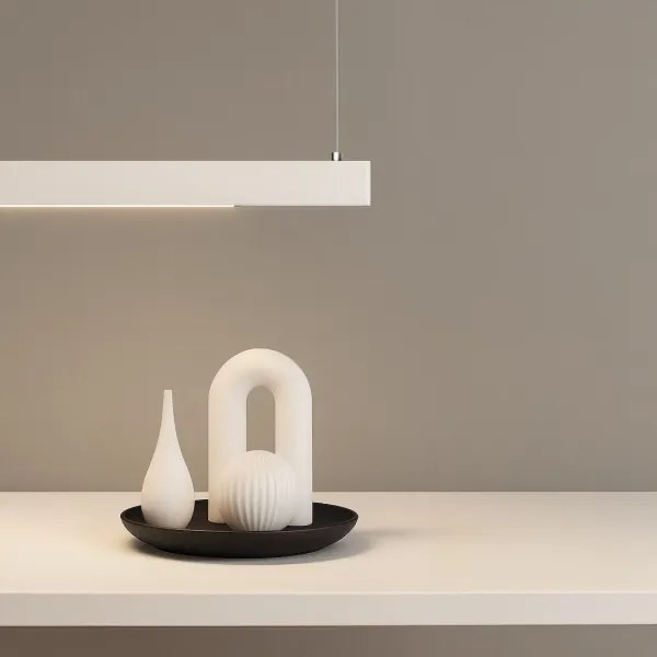 Lustră suspendată pe cablu LINEA LED/36W/230V 3000/4000/5700K CRI 90 alb