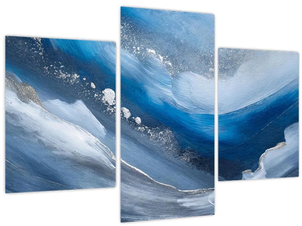 Tablou - Abstractizarea oceanului (90x60 cm)