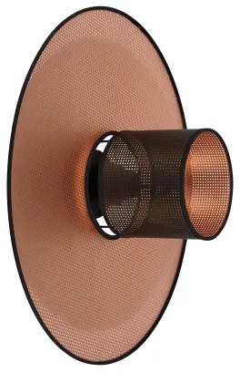 Aplică TOKYO Duolla SHINY 1xE27/15W/230V d. 50 cm cupru/negru