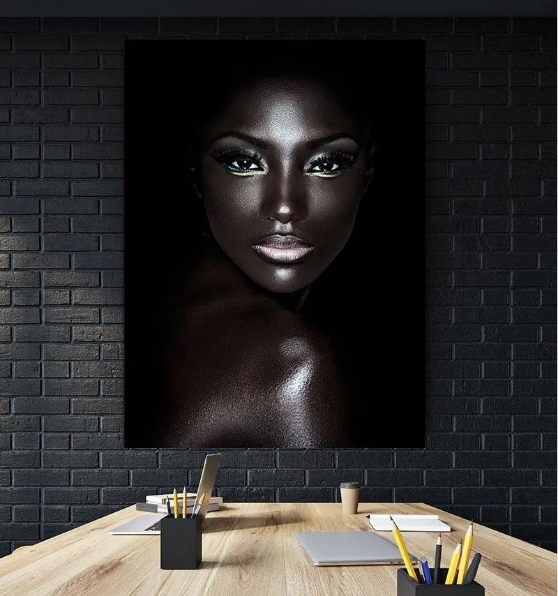 Tablou canvas Black Painted Laddie 120x80 cm