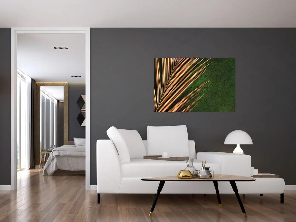 Tablou cu frunză (90x60 cm)