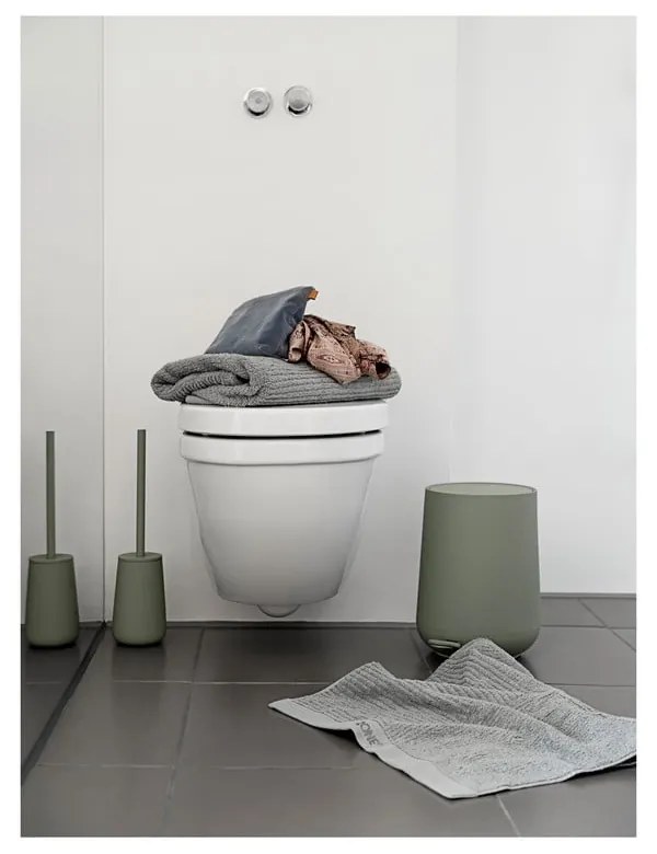 Prosop verde din bumbac din frotir 50x70 cm Classic – Zone