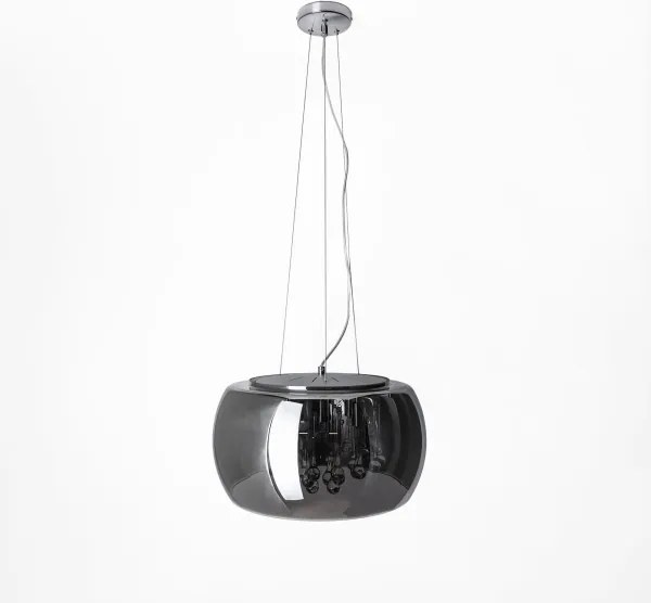 Pahar de schimb pentru candelabru și plafonieră CRYSTAL, JEWEL G9, diametru 50 cm, gri fumuriu