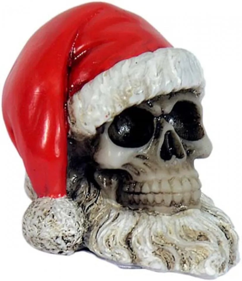 Figurina craniu Mos Craciun 5.50 cm